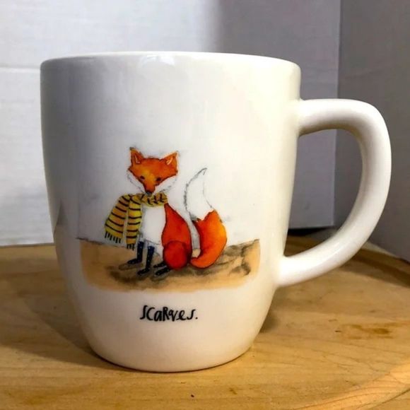 RAE DUNN Mugs Set of 2 Large Ceramic Winter - Picture 10 of 12